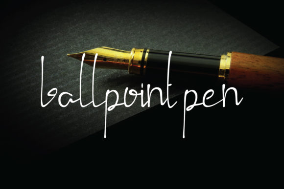 Ballpoint Pen: A Handwritten Font That Brings Ideas to Life