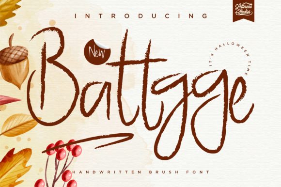 Battgge: The Brushed Handwritten Font That Commands Attention