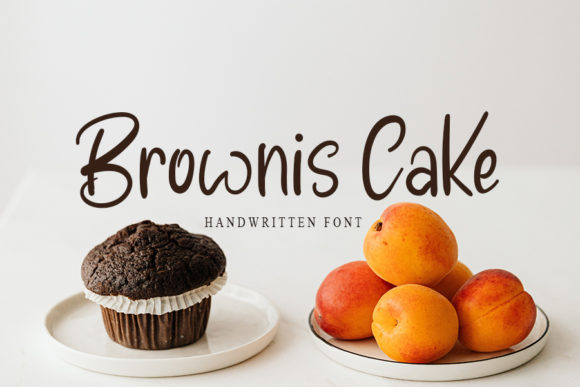 Brownis Cake: A Clean Handwritten Font for Versatile Design Projects
