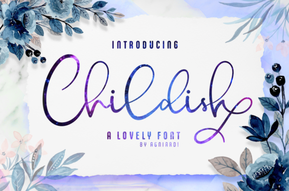 Childish: A Joyful Handwritten Font for Creative Projects