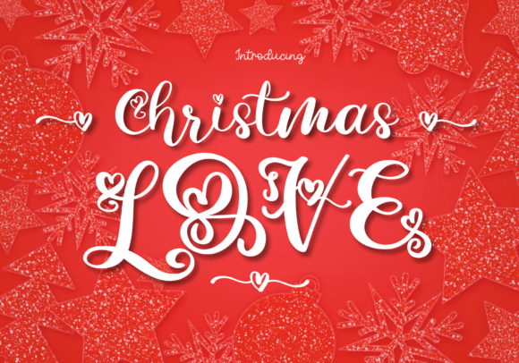 Christmas Love: A Handwritten Font That Brings Warmth and Romance to Every Holiday Project
