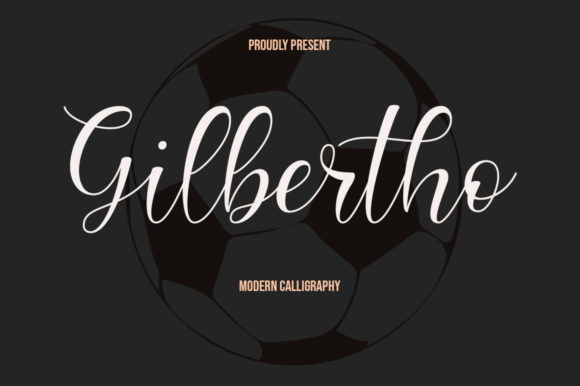 Gilbertho: A Flowing Handwritten Font with Grace