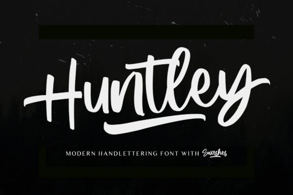 Huntley: A Sweet and Cursive Handwritten Typeface for Warm, Personal Projects