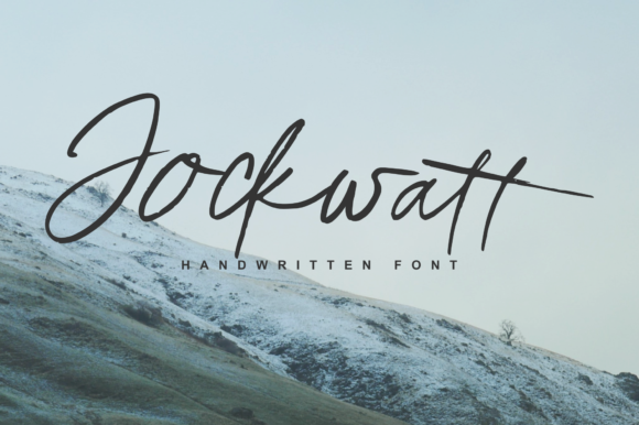 Jockwatt: The Modern Calligraphy Font That Keeps It Clean