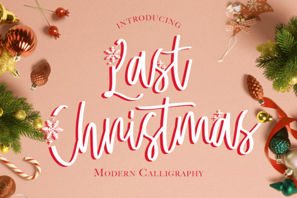 Last Christmas: A Friendly, Fresh, and Elegant Handwritten Font for Romantic Holiday Projects