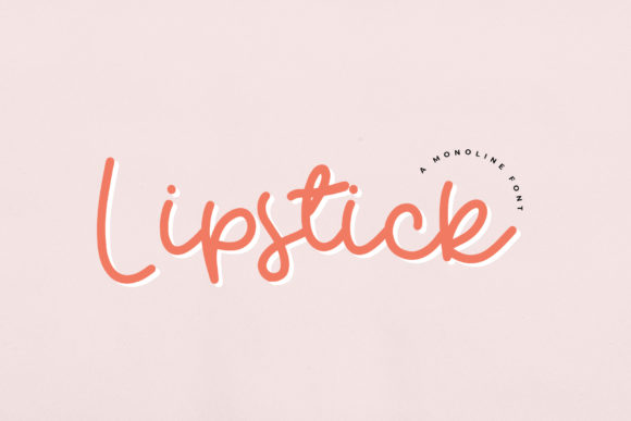 Lipstick: A Handwritten Font That Brings Warmth to Every Project