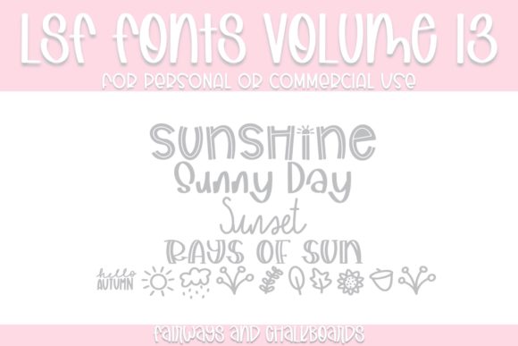 LSF Volume 13: A Versatile Collection of 5 Font Styles
