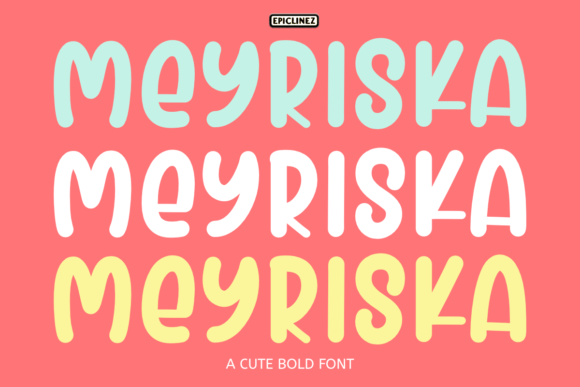 Meyriska: The All-Caps Handwritten Font That Feels Like a Sunny Afternoon