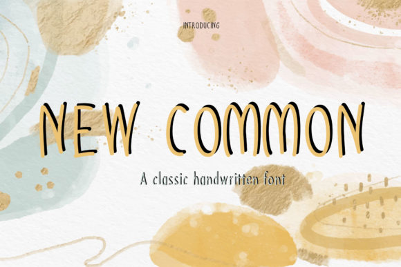 New Common: A Playful Handwritten Font That Brings Warmth to Everyday Projects