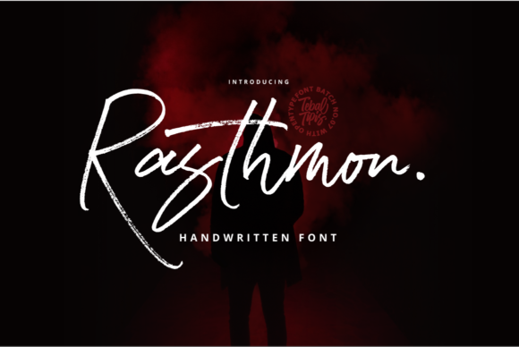 Rasthmon: A Brushed Handwritten Font With Character