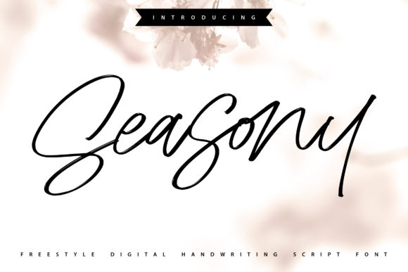Seasony: A Timeless Handwritten Font for Designers