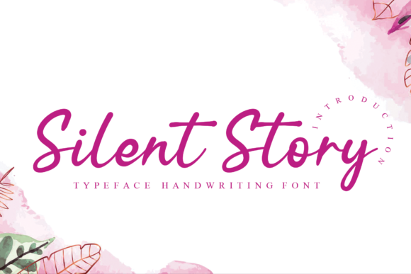 Silent Story: A Handwritten Font That Adds Elegance to Every Project