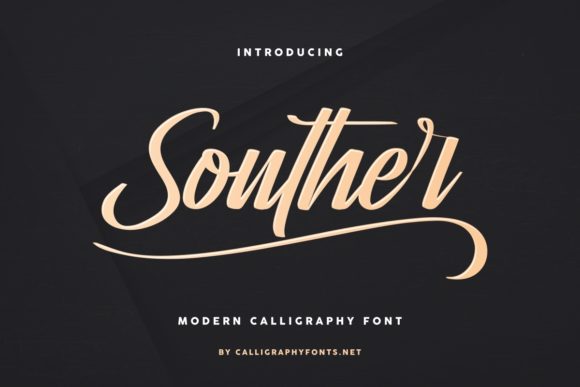 Souther: Stylish Handwritten Font with Modern Calligraphic Charm