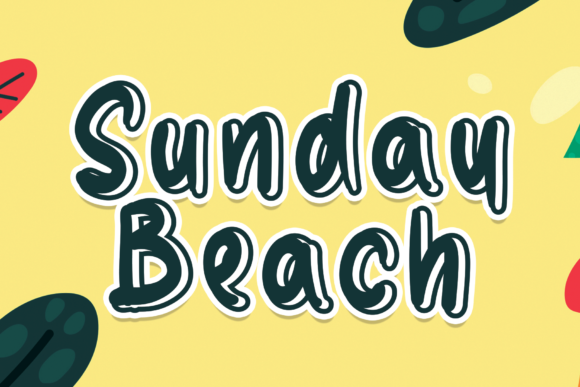Sunday Beach: Bold Handwriting That Feels Alive