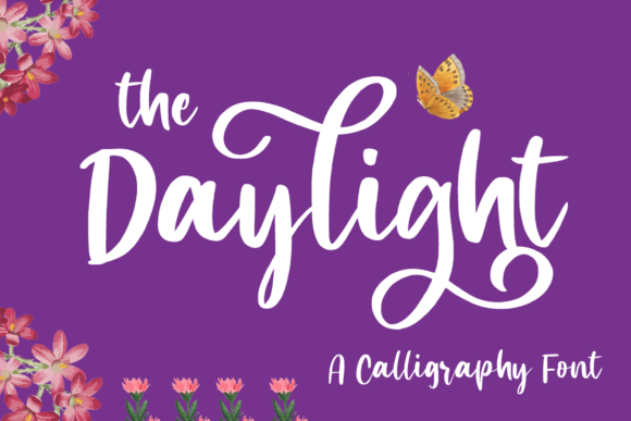 The Daylight: A Sweet and Dreamy Handwritten Font That Brightens Every Design