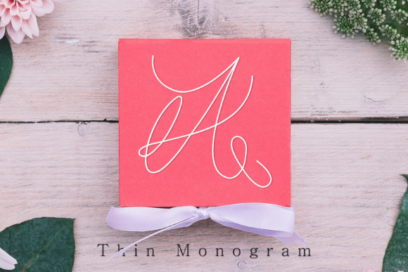 Thin Monogram: The Elegant Handwritten Font