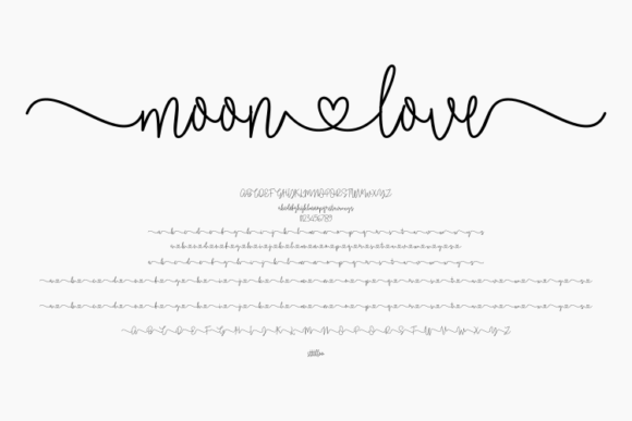 Why Moonlove Is the Perfect Romantic Handwritten Font