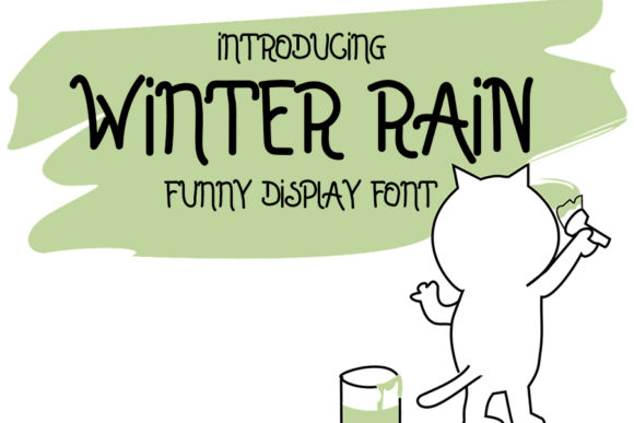 Winter Rain: A Friendly Handwritten Font for Casual Design